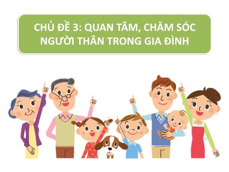 Bài giảng Đạo đức 1 (Kết nối tri thức) - Chủ đề 3: Quan tâm, chăm sóc người thân trong gia đình - Trường Tiểu học An Tiến
