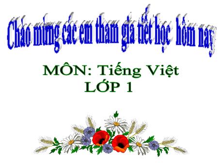 Bài giảng Tiếng Việt 1 (Kết nối tri thức) - Bài 57: Anh, ênh, inh (Tiết 1) - Trường Tiểu học Bát Tràng
