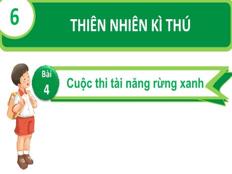 Bài giảng Tiếng Việt 1 (Kết nối tri thức) - Chủ đề 6 - Bài: Cuộc thi tài năng rừng xanh - Trường Tiểu học Bát Tràng