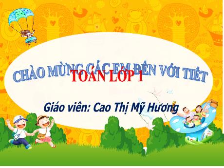 Bài giảng Toán 1 (Kết nối tri thức) - Bài 15: Vị trí, định hướng trong không gian - Cao Thị Mỹ Hương