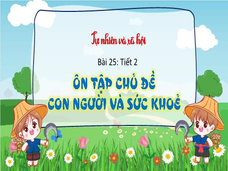 Bài giảng Tự nhiên xã hội 1 (Kết nối tri thức) - Bài 25: Ôn tập chủ đề con người và sức khỏe (Tiết 2) - Trường Tiểu học Bát Tràng