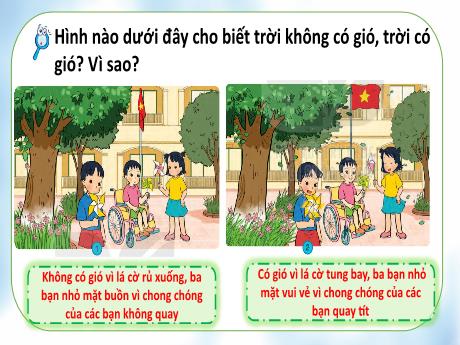 Bài giảng Tự nhiên xã hội 1 (Kết nối tri thức) - Bài 27: Thời tiết luôn thay đổi (Tiết 2) - Trường Tiểu học An Tiến